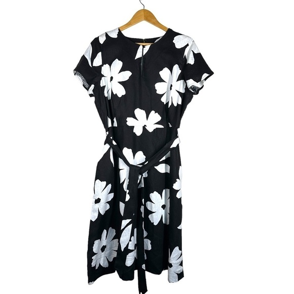 NWOT Hobbs London Regina Linen Midi Dress US 14 - Picture 3 of 11